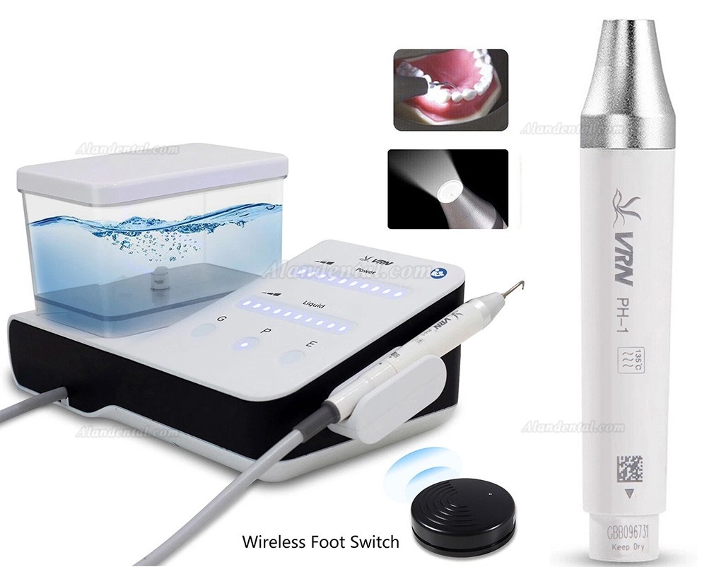 VRN DA-20 Cordless Dental Ultrasonic Scaler + LED Handpiece (Tips Compatible EMS Woodpecker)